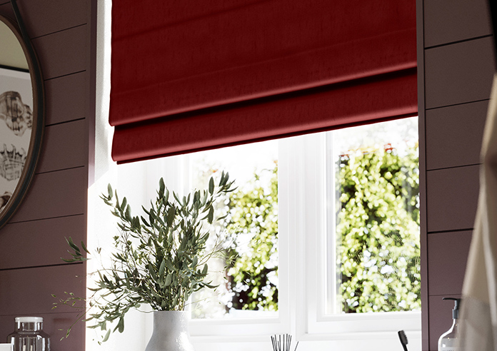 Windermere, Merlot - Roman Blind - Image 5